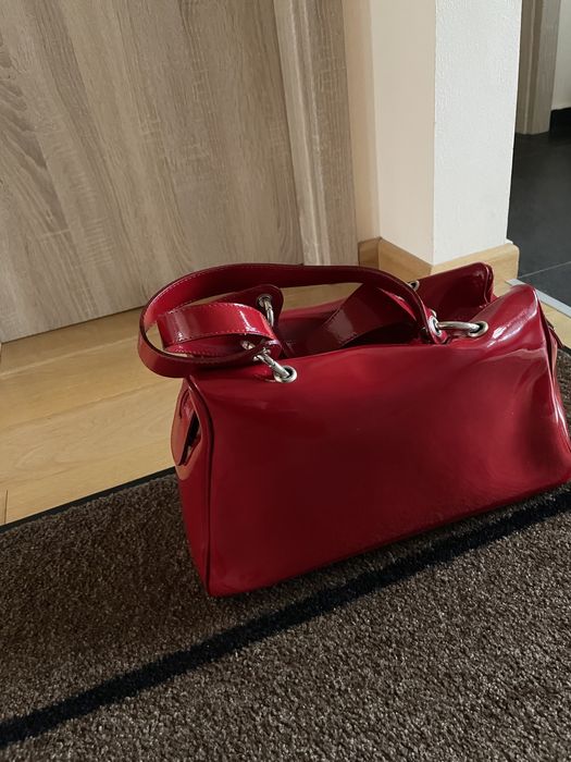 Geanta din lac dama de mâna sau umăr