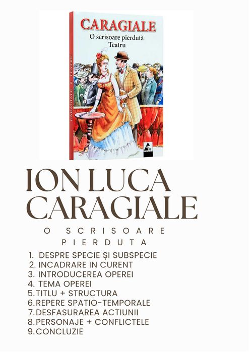 3 Materiale la alegere de invatat pentru bac la limba romana (,,Luceafarul" / ,Flori de mucigai" / ,,O scrisoare pierdută" / "Enigma Otiliei")