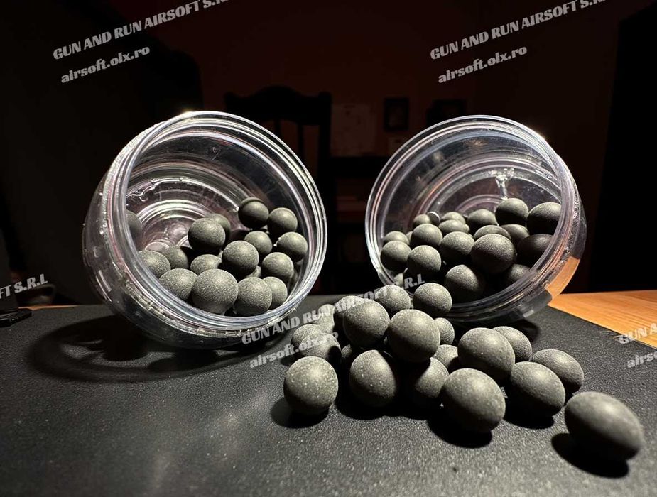 PISTOL HDR Modificat! (10 Butelii co2+100 bile) ~ 25 JOULI++ Gaz Pusca