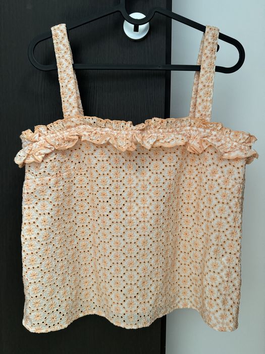 Top din bumbac Camaieu, Nou