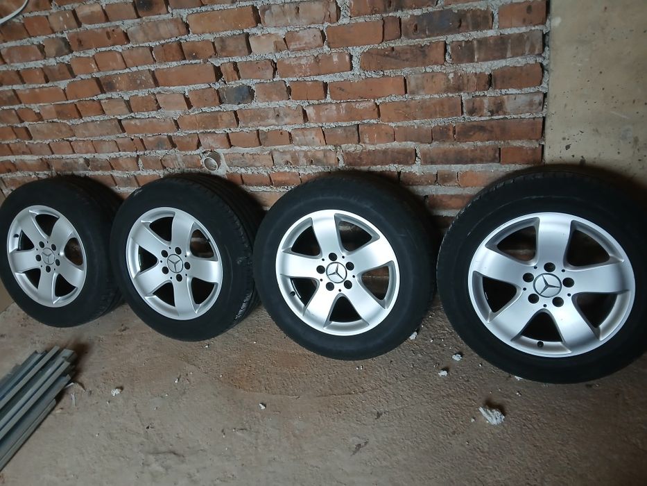 Оригинални Алуминиеви джанти 16цола за Mercedes w211-E class.w204-205-c-class-vito.viano.A-B-class.5×112.