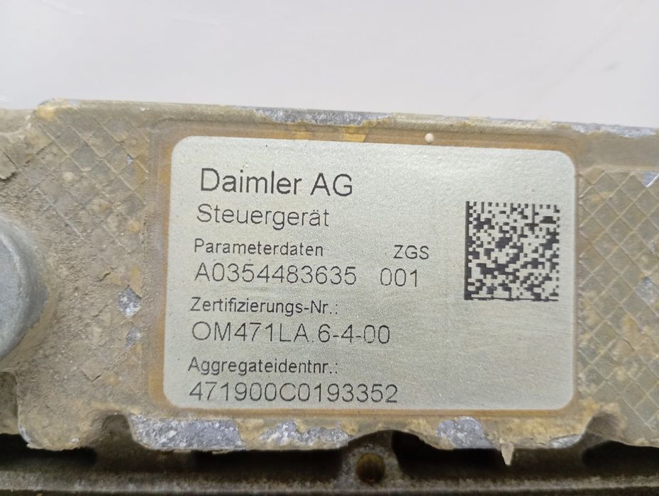 Calculator motor ECU A0014463235 Mercedes Benz Actros MP4 1 (2011 - 2019)