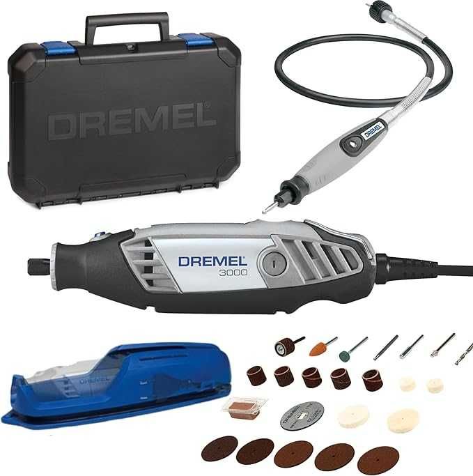 Unealta rotativa Dremel pentru gravura, slefuire, taiere in cutie