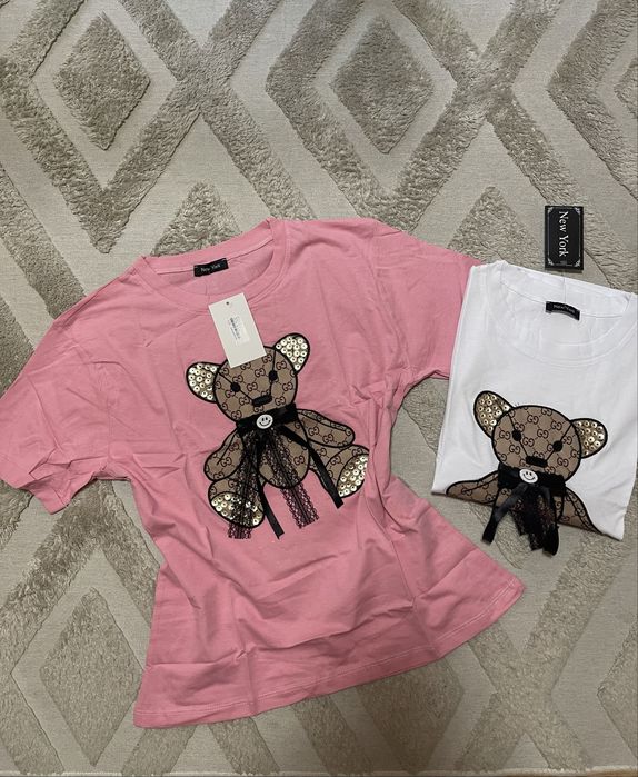 Дамска тениска Gucci с мече