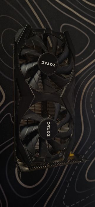 Zotac 1050ti на 4 гб с доп питанием 6 пин
