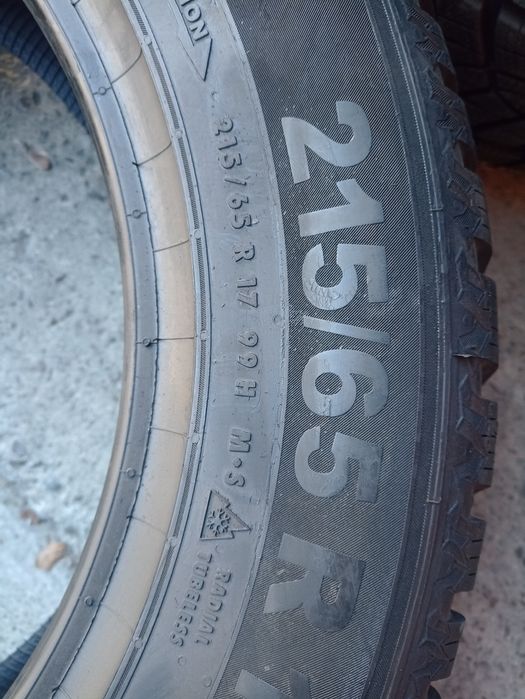 4 anvelope de iarna ca noi Semperit 215/65 R17 2xdot3021 2xdot 2123