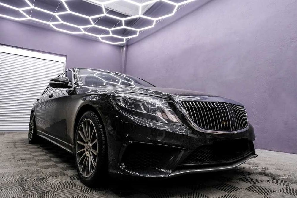 Grila Centrala Mercedes S-Class W222 X222 (2014-2020) Vertical Crom