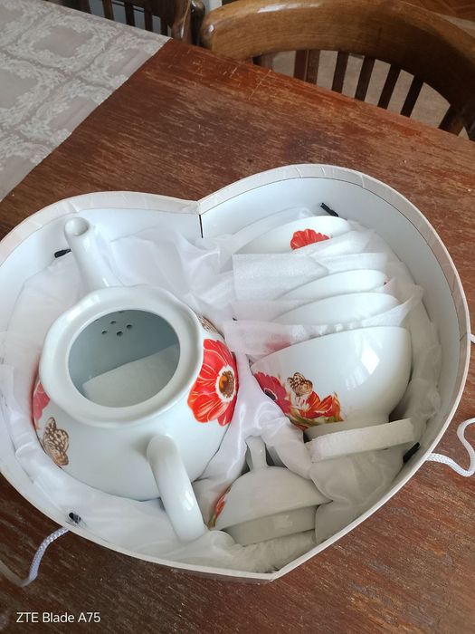 Чайный набор  с маками