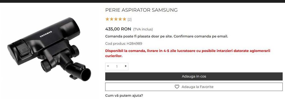 Accesorii originale aspirator Samsung SC44E0 second