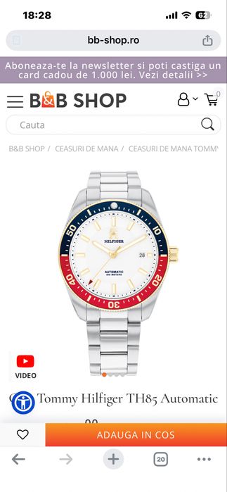 Ceas Tomy Hilfinger Automatic