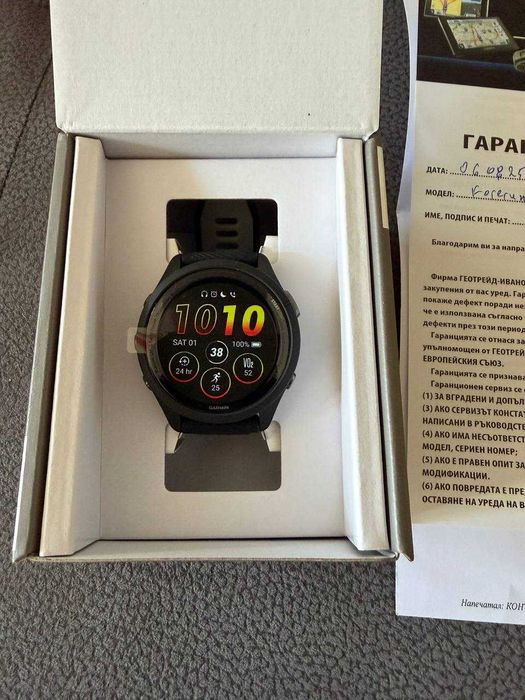 Garmin Forerunner 265  Black – Чисто нов, с гаранция | 350 € (330 € при лично предаване)