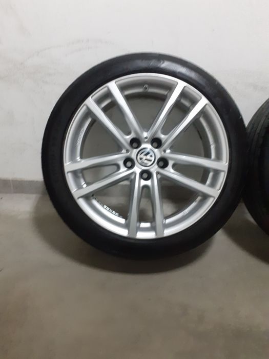 Джанти VW 5x112  с летни гуми 18 цола