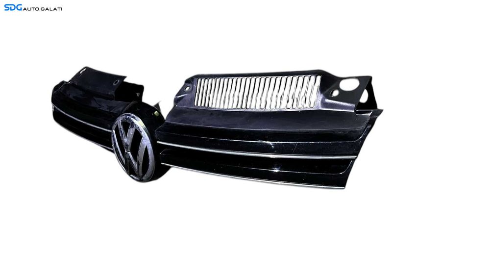 Grila Centrala cu Emblema Sigla de pe Bara Spoiler Fata Volkswagen Golf 6 2008 - 2013 Cod 5K0853653 5K0853651AF [L5345]