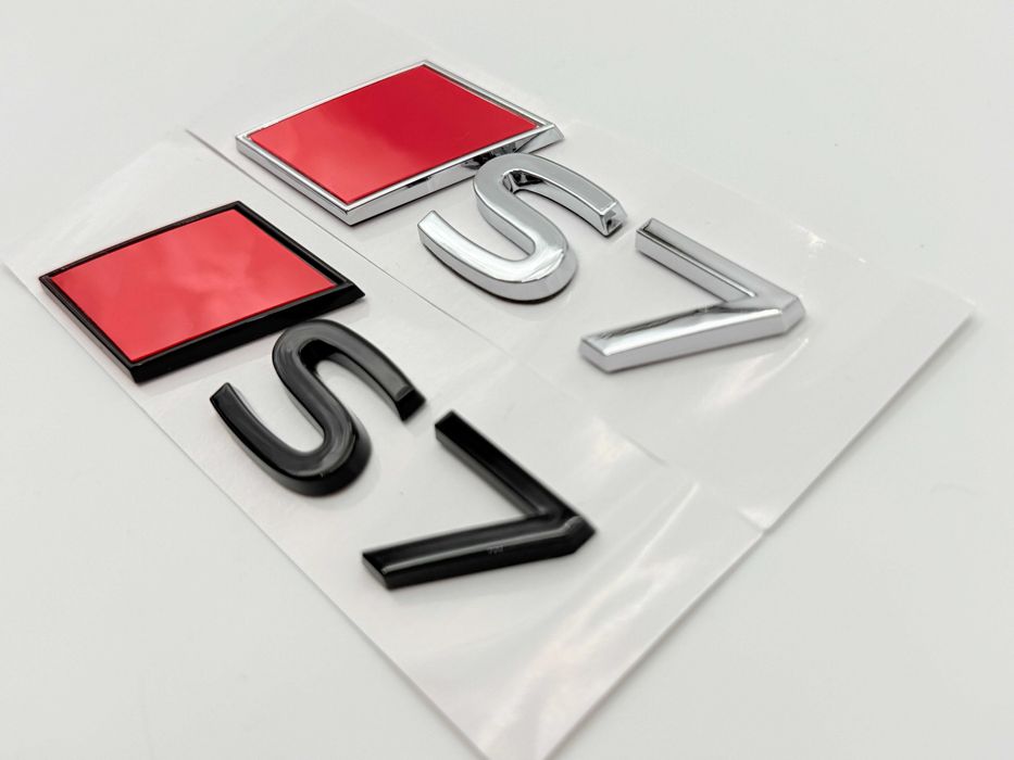 Emblema AUDI S7 spate negru NOU