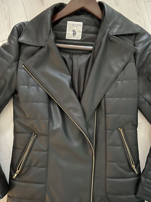 Geaca piele naturala Polo