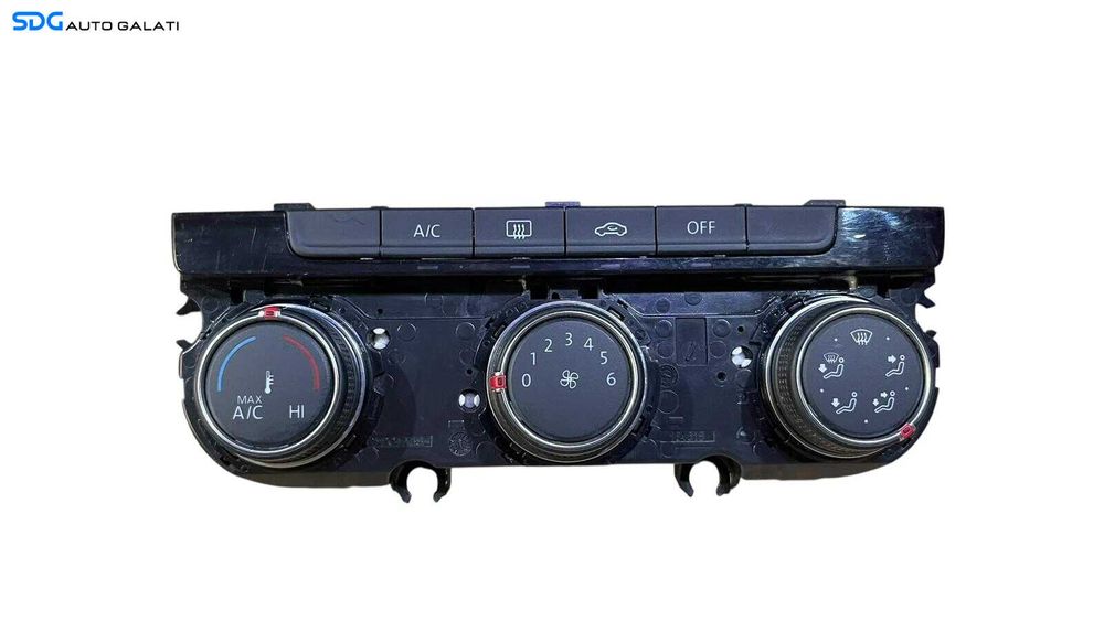 Panou Modul Unitate Comanda AC Aer Conditionat Clima Climatronic Volkswagen Golf 7 2013 - 2017 Cod 5G0907426Q [LC1204]