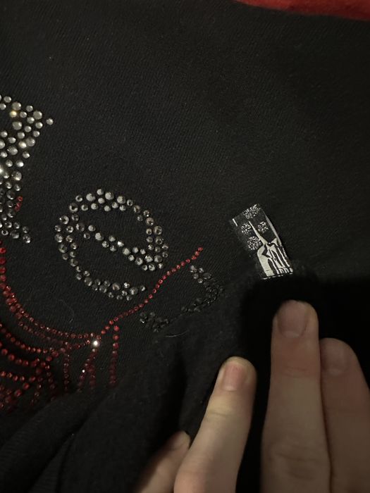 Hanorac Sp5der RHINESTONE OG HOODIE Spider