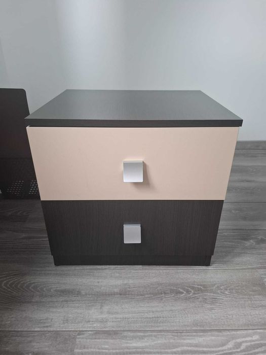 Noptiere wenge/cappuccino