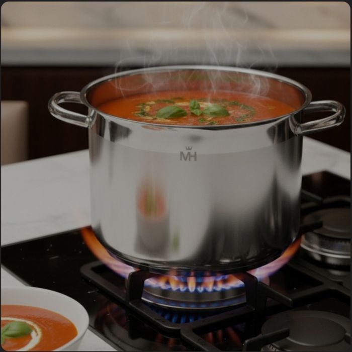 Неръждаема тенджера - MERCURY HAUS COSMO PREMIUM – издържа натоварване