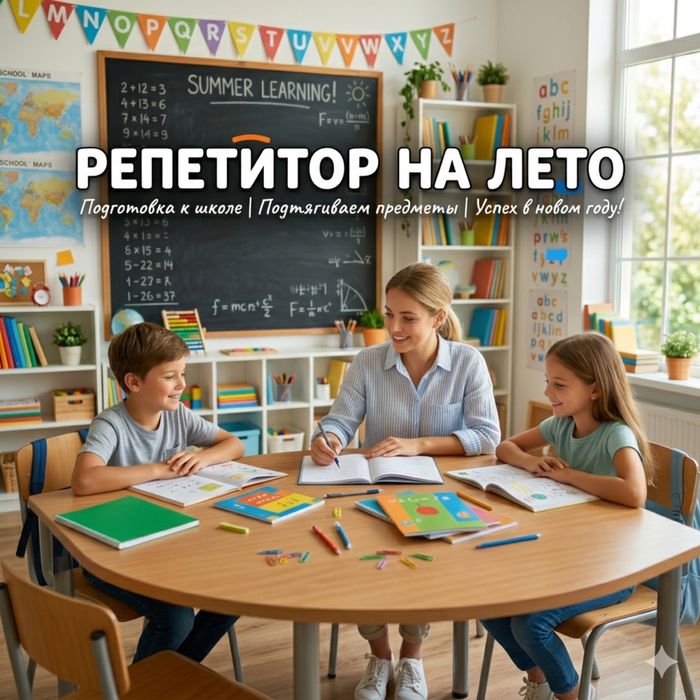 Репетитор на лето 1-4 кл. Актобе