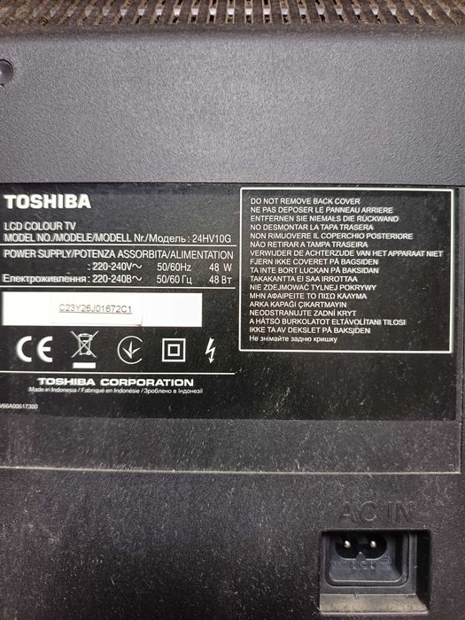 Продам Телевизор Toshiba 24HV10