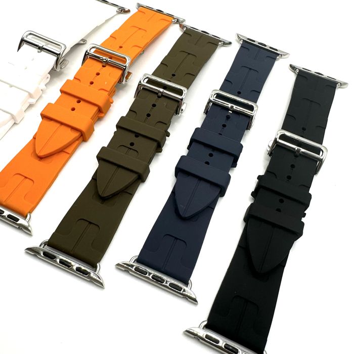 Hermès design каишка за Apple Watch ULTRA/SE/11/10/9/8/7/6/5/4/3