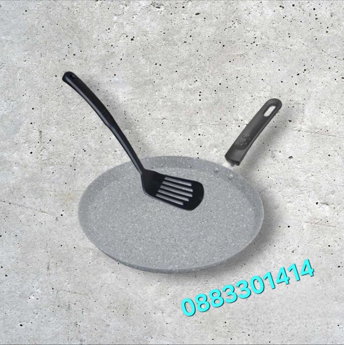 Тиган за палачинки различни размери с подарък шпатула