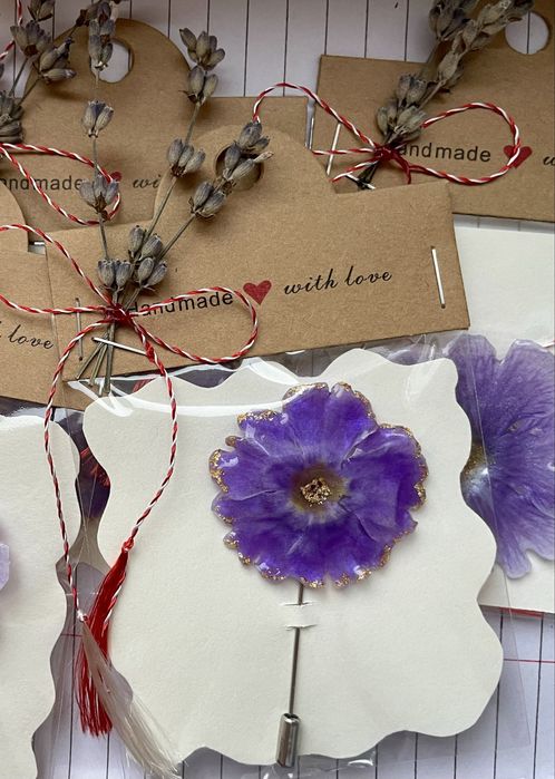 Broșă Floare Handmade