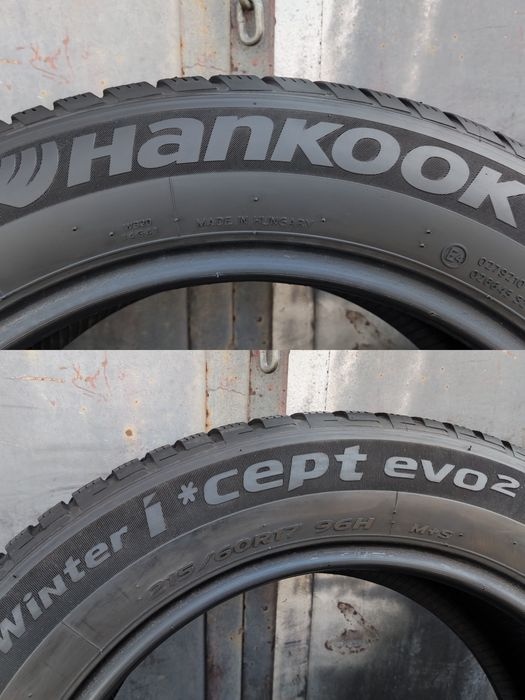 4бр. зимни гуми 215/60/17 Hankook 
dot23
7mm