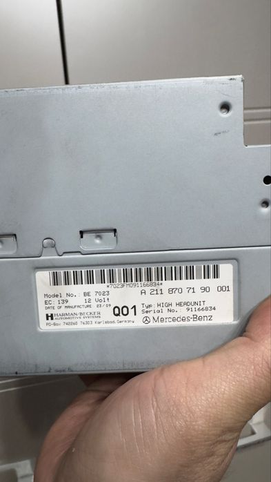 Команд ntg 1 w211 219