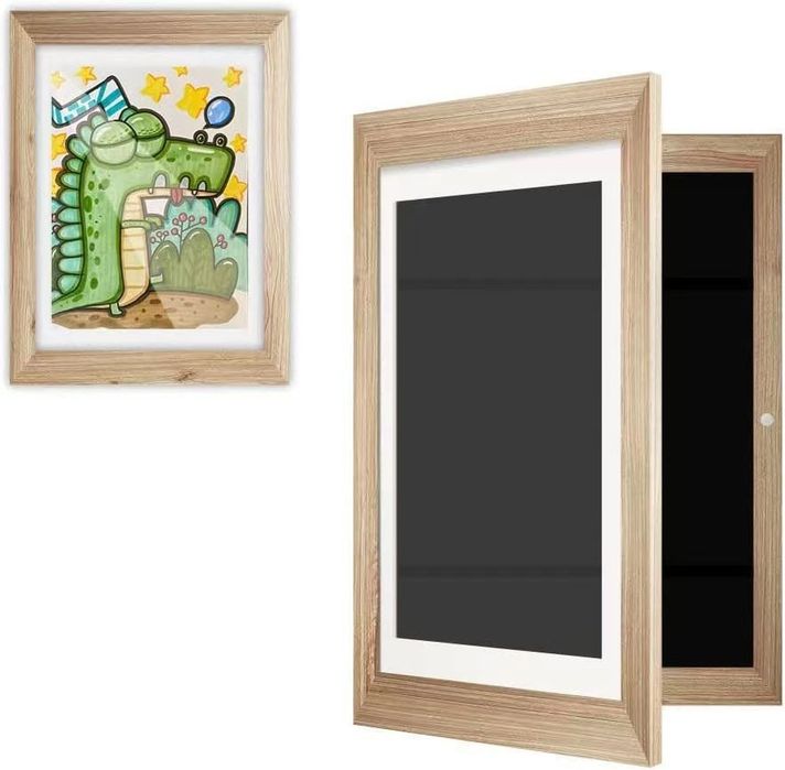 Ramă foto decorativă din lemn – design modern