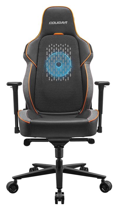 Игровое кресло геймерское Cougar NxSys Aero Orange. Доставка бепул