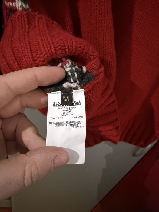 Bluza cu fermoar  lana Napapijri