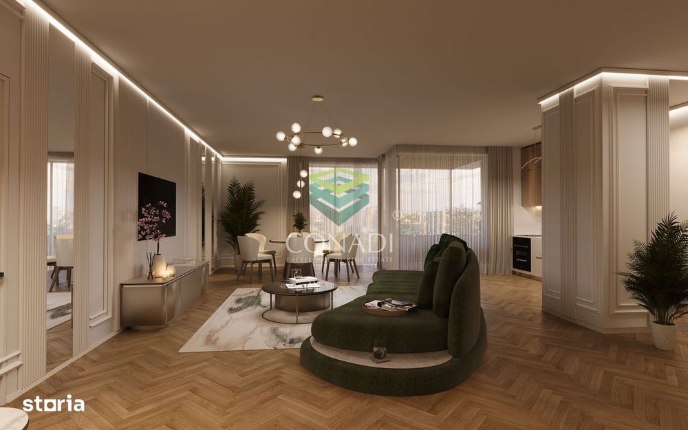 Rafinament contemporan in Domenii. Apartament 4 camere. Dubla vedere.