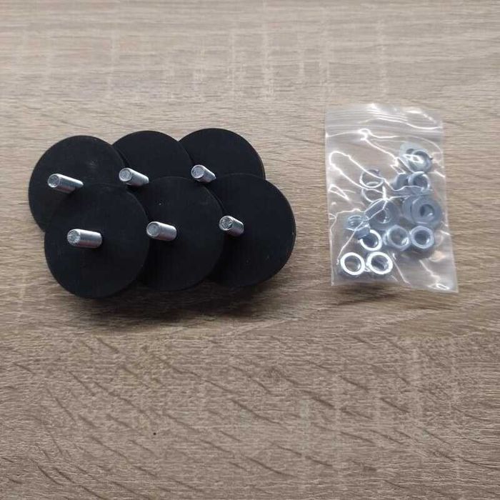 Монтажни неодимови магнити с гумено покритие