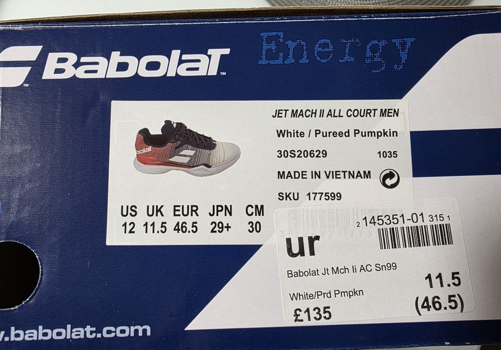 Adidas babolat маратонки
