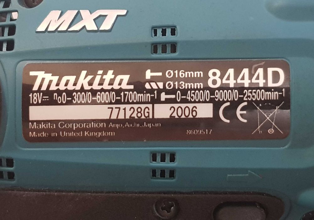 Bormasina de Legenda - Makita 8444D de 18V cu percutie mecanica
