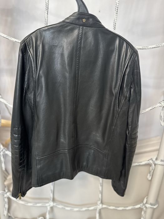 Кожаная куртка 46 s Massimo Dutti