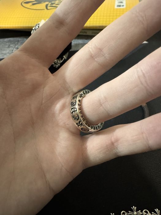 Inel Chrome Hearts "Forever" Spacer 6mm - Argintiu, Nou