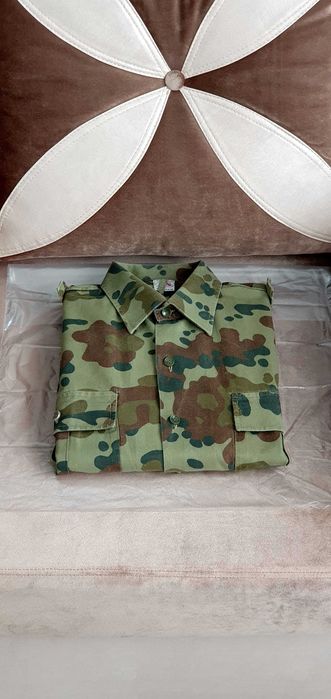 Cămașă militară mozaic de culori din bumbac - mărimea 42/II