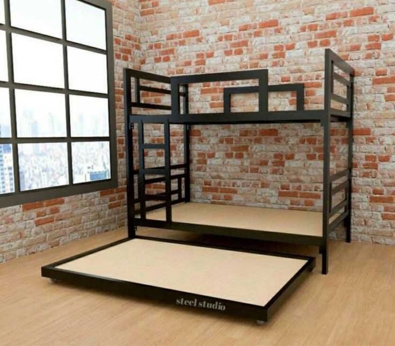 Krovatlar loft katta assortimentda ikki etaj металическое двухярусное