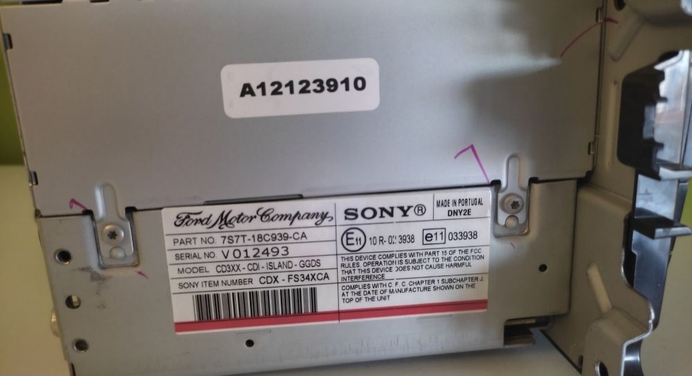 Мултимедия Sony с Bluetooth Ford  радио Сони Блутут