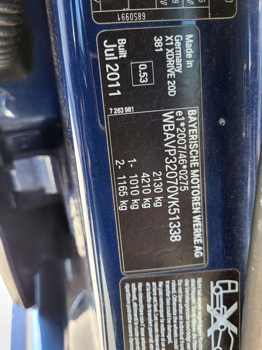 Bara spate m pachet bmw x1 e84