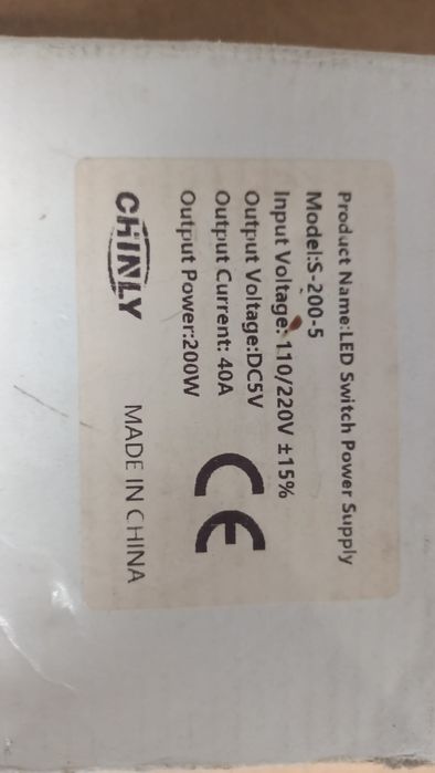 Sursă De Alimentare Nouă Cu Comutație Model S-200-5