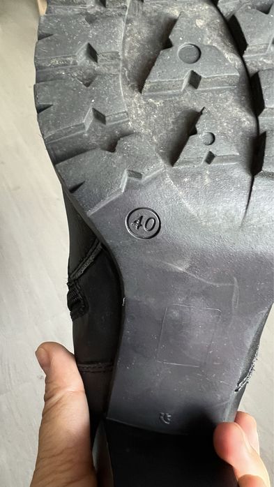 Сапоги кожанные бу