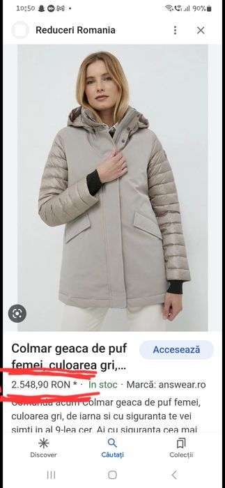 Geaca Colmar  nr S, stare foarte buna