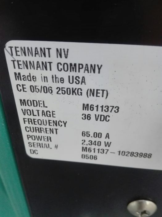 Подополираща машина Tenannt 2550/ 36V Полиране Всички Настилки