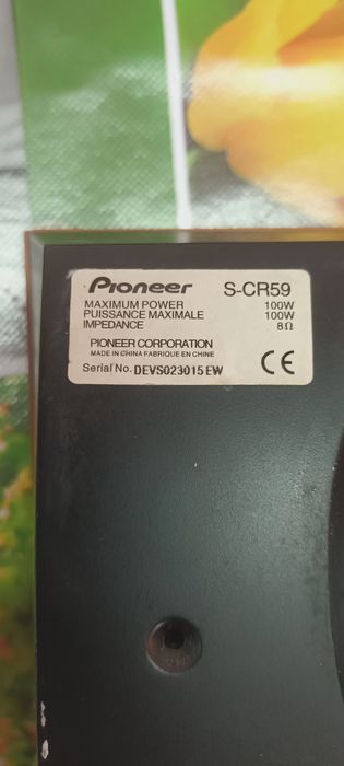 Pioneer SCR 59,putere100W,8ohmi fiecare