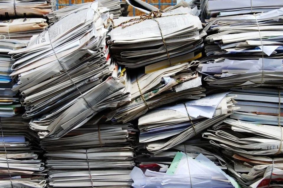 Прием макулатуры газетная , белая оптом дорого 150 т.