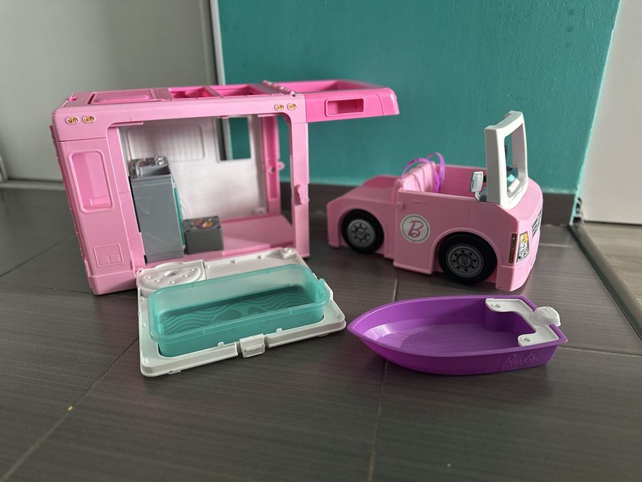 Masina Rulota Barbie 3 in 1